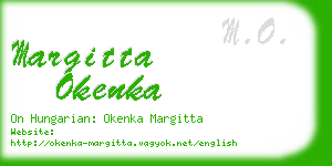 margitta okenka business card
